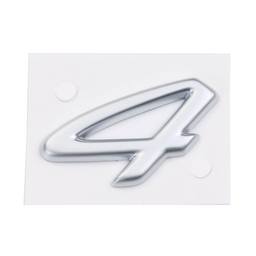 Porsche Emblem - Decklid (4) (Silver) 993559241014PU